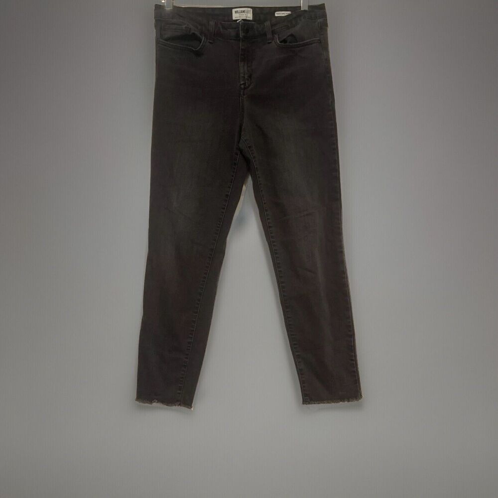 William Rast Women's Size 32 Black Denim Slim Leg Jegging Jeans